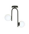 Kalf 2 Svart taklampa - Ø15 cm, E14, 230V, utan ljuskälla
