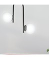Kalf 2 Svart taklampa - Ø15 cm, E14, 230V, utan ljuskälla