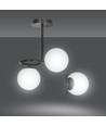 Kalf 3 Svart taklampa - Ø15 cm, E14, 230V, utan ljuskälla