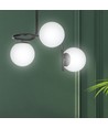 Kalf 3 Svart taklampa - Ø15 cm, E14, 230V, utan ljuskälla
