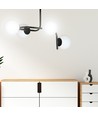Kalf 4A Svart taklampa - Ø15 cm, E14, 230V, utan ljuskälla