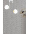 Ragnar 2 Vit/Guld taklampa - Ø15 cm, E14, 230V, utan ljuskälla