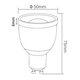 Outlet: Mi-Light CCT 5W GU10 490Lm 2,4GHz