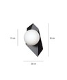 Drifton K1 Svart pendellampa - Ø15 cm, E14, 230V, utan ljuskälla