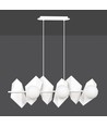Drifton 6 Vit pendellampa - Ø15 cm, E14, 230V, utan ljuskälla