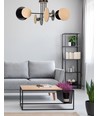 Zita 4 Svart taklampa - E27, 230V, utan ljuskälla