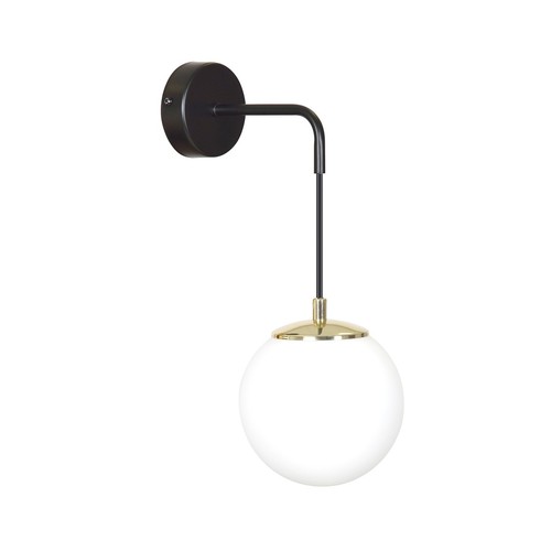 Ognis K1 Svart vägglampa - Ø15 cm, E27, 230V, utan ljuskälla