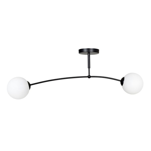 Pregos 2 Svart taklampa - Ø15 cm, E14, 230V, utan ljuskälla