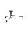 Pregos 4 Svart taklampa - Ø15 cm, E14, 230V, utan ljuskälla