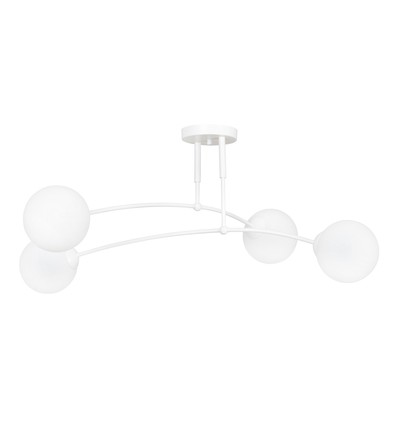 Pregos 4 Vit taklampa - Ø15 cm, E14, 230V, utan ljuskälla