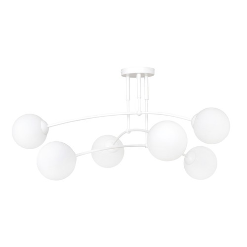 Pregos 6 Vit taklampa - Ø15 cm, E14, 230V, utan ljuskälla