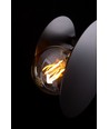 Minerva 2 Svart taklampa - Ø15 cm, E27, 230V, utan ljuskälla