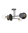 Minerva 4 Svart taklampa - Ø15 cm, E27, 230V, utan ljuskälla