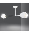 Minerva 2 Vit taklampa - Ø15 cm, E27, 230V, utan ljuskälla