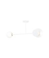 Minerva 2 Vit taklampa - Ø15 cm, E27, 230V, utan ljuskälla