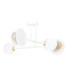 Minerva 4 Vit taklampa - Ø15 cm, E27, 230V, utan ljuskälla