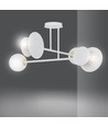 Minerva 4 Vit taklampa - Ø15 cm, E27, 230V, utan ljuskälla