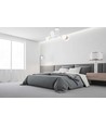 Minerva 4 Vit taklampa - Ø15 cm, E27, 230V, utan ljuskälla