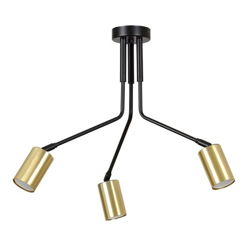 Verno 3 Svart taklampa - GU10, 230V, utan ljuskälla