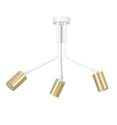 Verno 3 Vit taklampa - GU10, 230V, utan ljuskälla