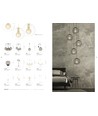 Albio LP2 Svart golvlampa - E27, 230V, utan ljuskälla