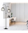 Albio LP2 Svart golvlampa - E27, 230V, utan ljuskälla