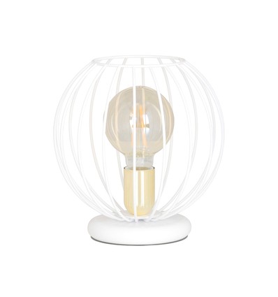 Albio LN1 Vit bordlampa - E27, 230V, utan ljuskälla
