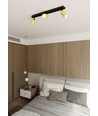 Zen 3 Svart taklampa - GU10, 230V, utan ljuskälla