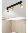 Zen 3 Svart taklampa - GU10, 230V, utan ljuskälla