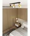 Zen 3 Svart taklampa - GU10, 230V, utan ljuskälla