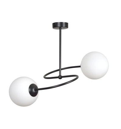 Selbi 2 Svart taklampa - Ø15 cm, E14, 230V, utan ljuskälla