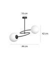 Selbi 2 Svart taklampa - Ø15 cm, E14, 230V, utan ljuskälla