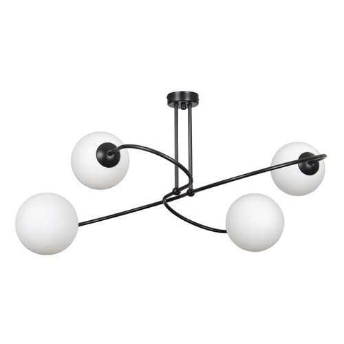 Selbi 4 Svart taklampa - Ø15 cm, E14, 230V, utan ljuskälla