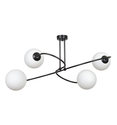 Selbi 4 Svart taklampa - Ø15 cm, E14, 230V, utan ljuskälla