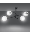 Selbi 4 Svart taklampa - Ø15 cm, E14, 230V, utan ljuskälla