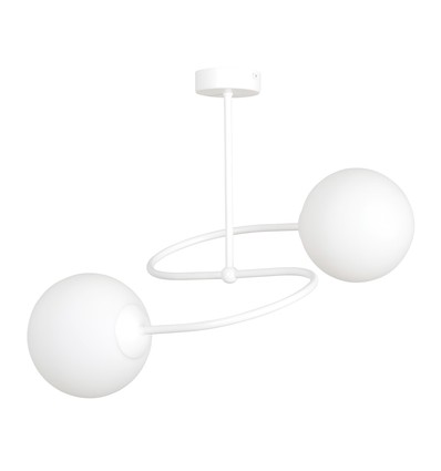 Selbi 2 Vit taklampa - Ø15 cm, E14, 230V, utan ljuskälla