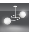 Selbi 2 Vit taklampa - Ø15 cm, E14, 230V, utan ljuskälla