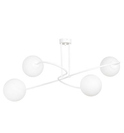 Selbi 4 Vit taklampa - Ø15 cm, E14, 230V, utan ljuskälla