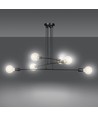 Multipo 6 Svart pendellampa - E27, 230V, utan ljuskälla