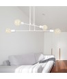 Multipo 4 Vit pendellampa - E27, 230V, utan ljuskälla