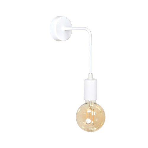 Multipo K1 Vit vägglampa - E27, 230V, utan ljuskälla