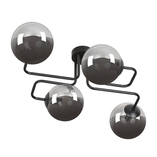 Brendi 4 Svart/Grafit taklampa - Ø14 cm, E14, 230V, utan ljuskälla