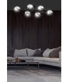 Brendi 6A Svart/Grafit taklampa - Ø14 cm, E14, 230V, utan ljuskälla