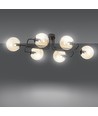 Brendi 6A Svart/Bärnsten taklampa - Ø14 cm, E14, 230V, utan ljuskälla