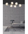 Brendi 6A Svart/Bärnsten taklampa - Ø14 cm, E14, 230V, utan ljuskälla