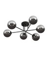 Brendi 6B Svart/Grafit taklampa - Ø14 cm, E14, 230V, utan ljuskälla