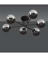 Brendi 6B Svart/Grafit taklampa - Ø14 cm, E14, 230V, utan ljuskälla