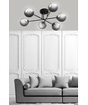Brendi 6B Svart/Grafit taklampa - Ø14 cm, E14, 230V, utan ljuskälla