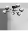 Brendi 6B Svart/Grafit taklampa - Ø14 cm, E14, 230V, utan ljuskälla