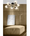 Brendi 6B Svart/Bärnsten taklampa - Ø14 cm, E14, 230V, utan ljuskälla